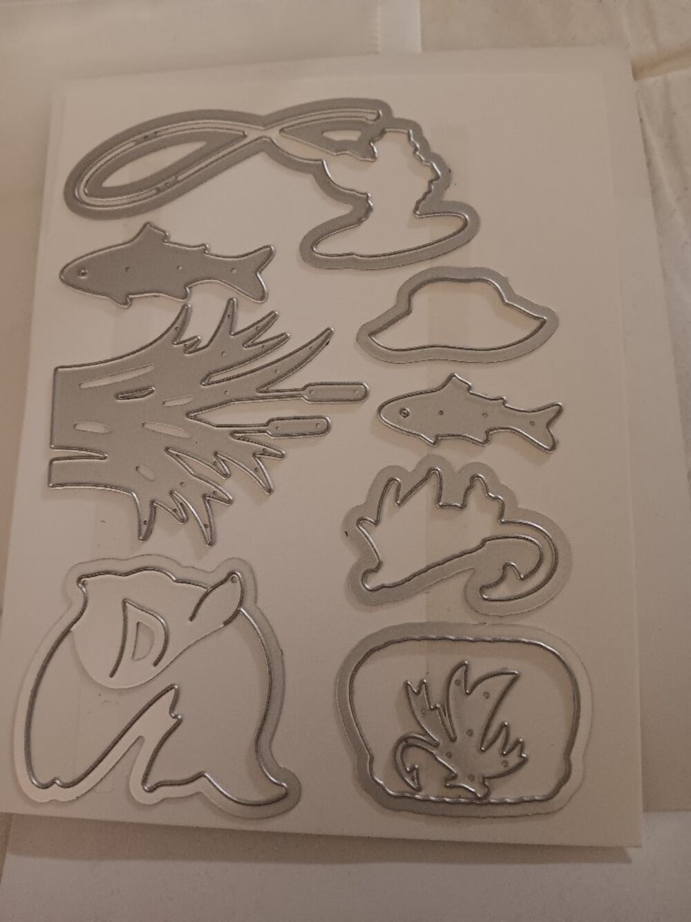 Sizzix Big Shot fish die cutting thinlits